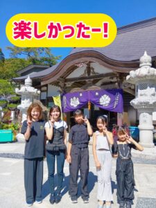 寺フェス・最高の音響で演奏！